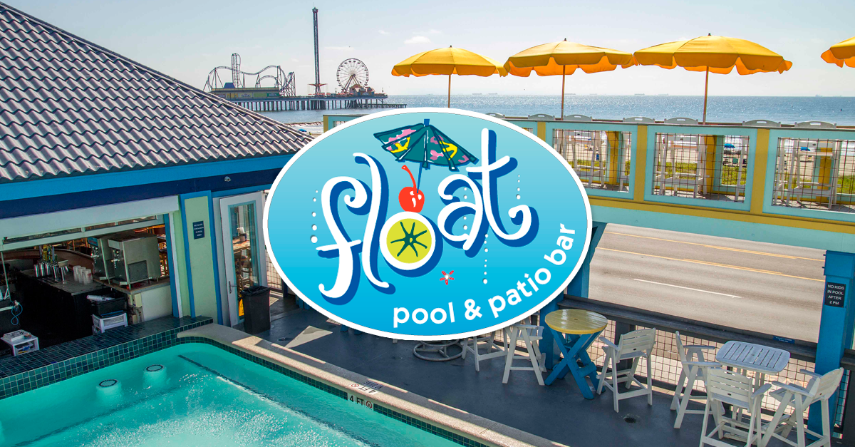 🏖️ Float Pool & Patio Bar – Galveston